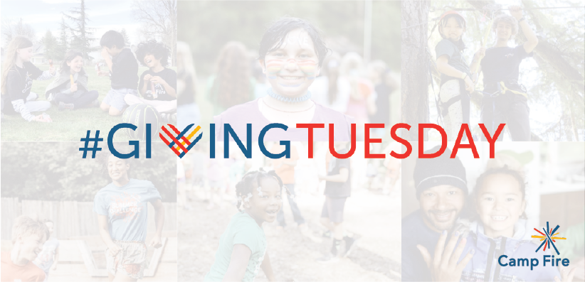 CampFireNHQ's tweet photo. How are you celebrating #GivingTuesday? Camp Fire friends are raising money to help create powerful youth experiences. Give or start your own @donately fundraiser!   #campfireforall https://t.co/tjAfwLXKHY https://t.co/5LmuKkmOsz