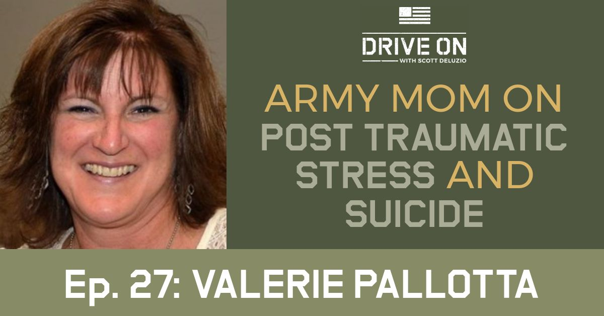 DriveOnPodcast's tweet photo. Ep. 27: @ValeriePallotta is an Army mom. After returning home, her son Josh suffered with Post Traumatic Stress for several years. Unfortunately he lost that battle in 2014.

🎧 https://t.co/vhoZzquOnX

#PTSD #PTS #PTSDAwareness #PTSDRecovery #PTSDSupport #SuicideAwareness https://t.co/BlFAFiT5Ym