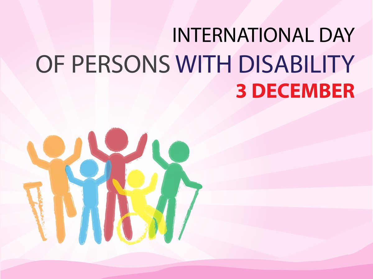 TrendBahn's tweet photo. 'International Day of Disabled Persons'

Its aim is to promote an understanding of disability issues and mobilize support for the dignity, rights and well-being of persons with disabilities. 
#Disabilities #disabilityawareness #DisabilityDay2019 #DisabilityTwitter #TrendBahn https://t.co/yFyKy4t7MC