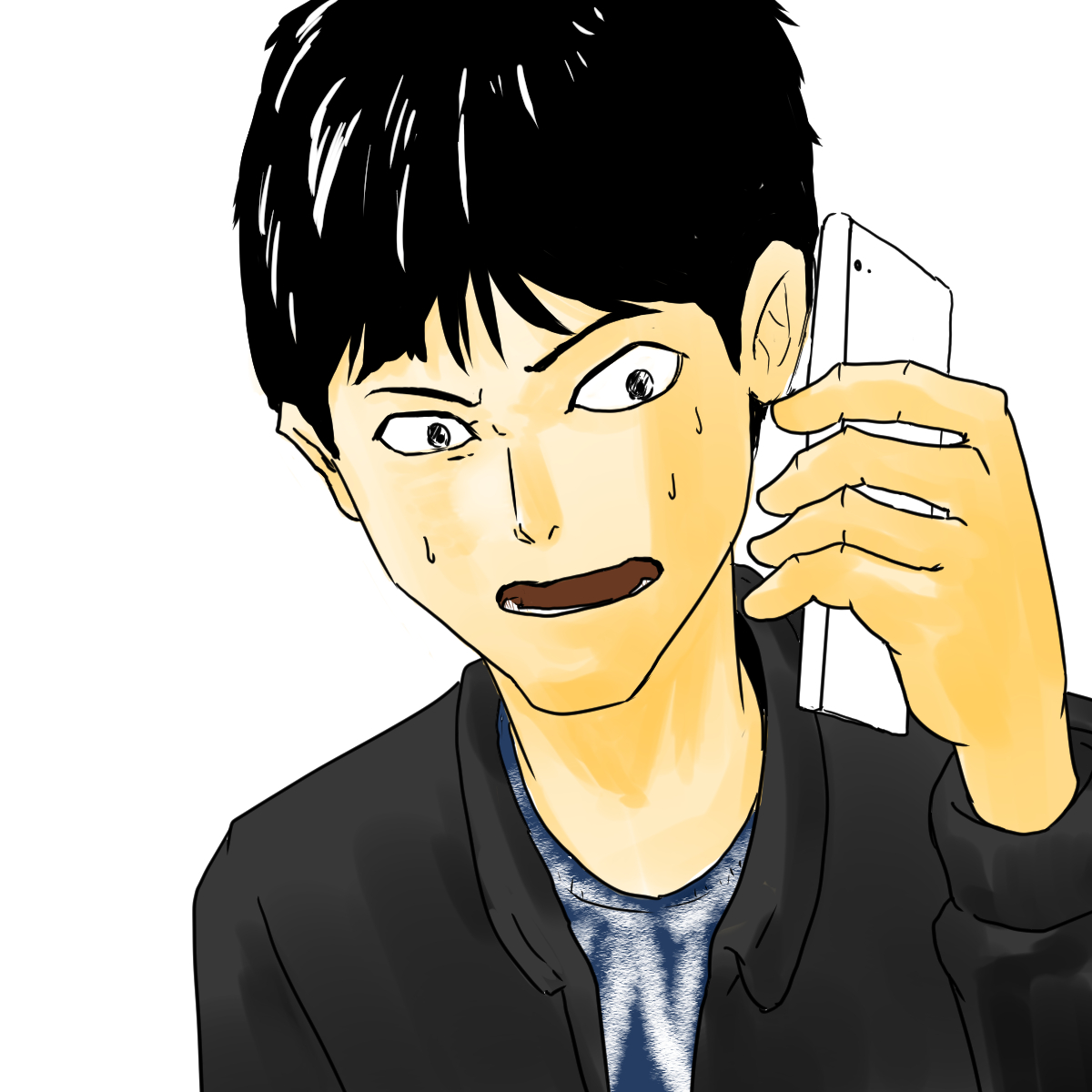 明日はこの絵を使ったマンガ載せます
#予告ゴマ 