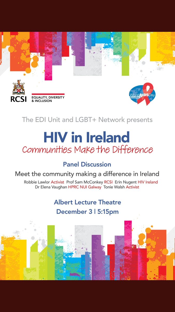 En route to Dublin for panel discussion on HIV IN Ireland at RCSI #WAD2019