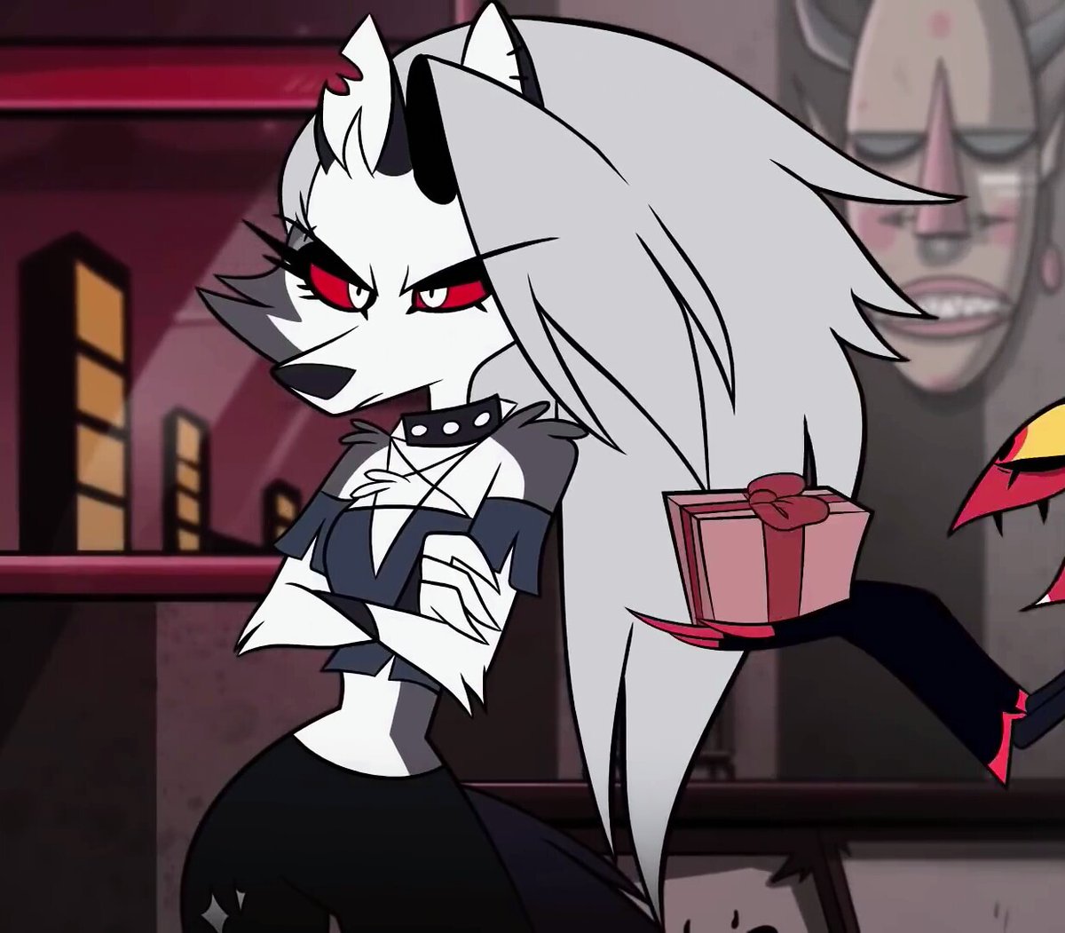 Digidredg No Twitter Hazbin Hotel ハズビンホテル のスピンオフ作品 Helluva Boss ヘルヴァボス に登場する Loona ルナ ルーナ がケモナーホイホイな感じで最高 クールでセクシーで可愛いメスケモちゃん フサフサな毛と鋭い目付きがたまらんですな