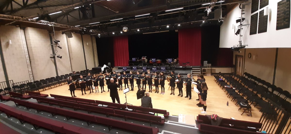Rehearsals underway for Lower School Concert tonight! We start at 7pm with refreshments from 6.15pm in the Dining Hall. Good luck to all our performers!
