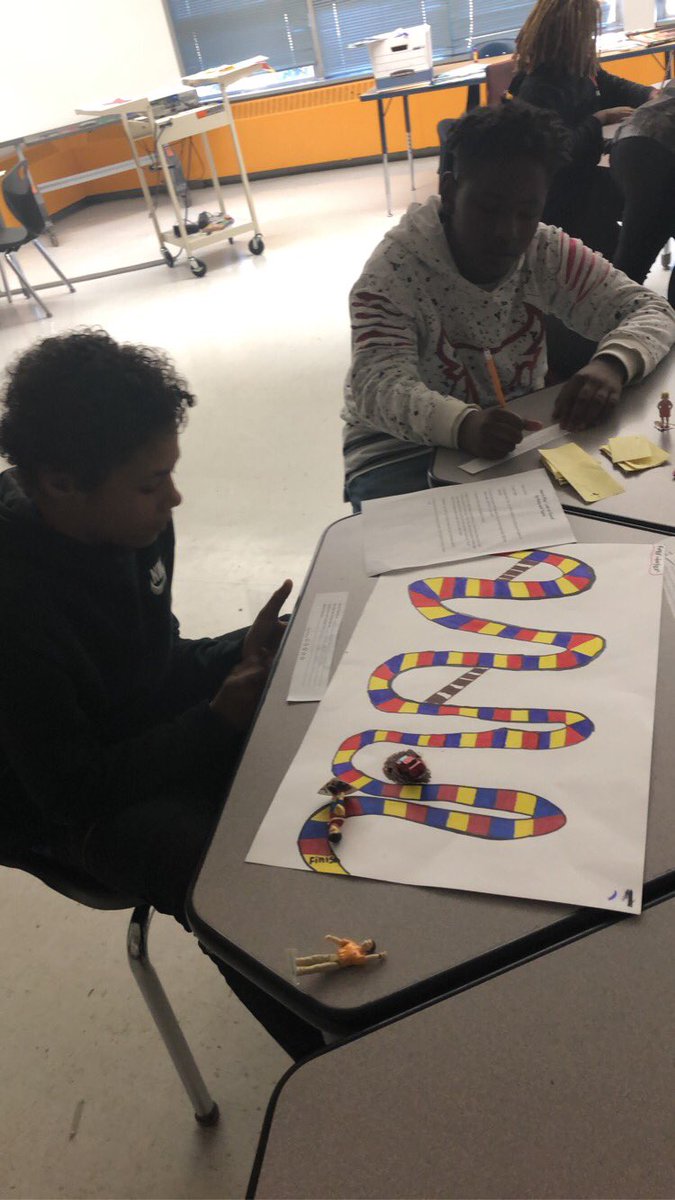 MsWhitty67's tweet photo. Today we get to play the #boardgames that each group created relating to their #bookclub book they read! https://t.co/EwYtOKHmtx