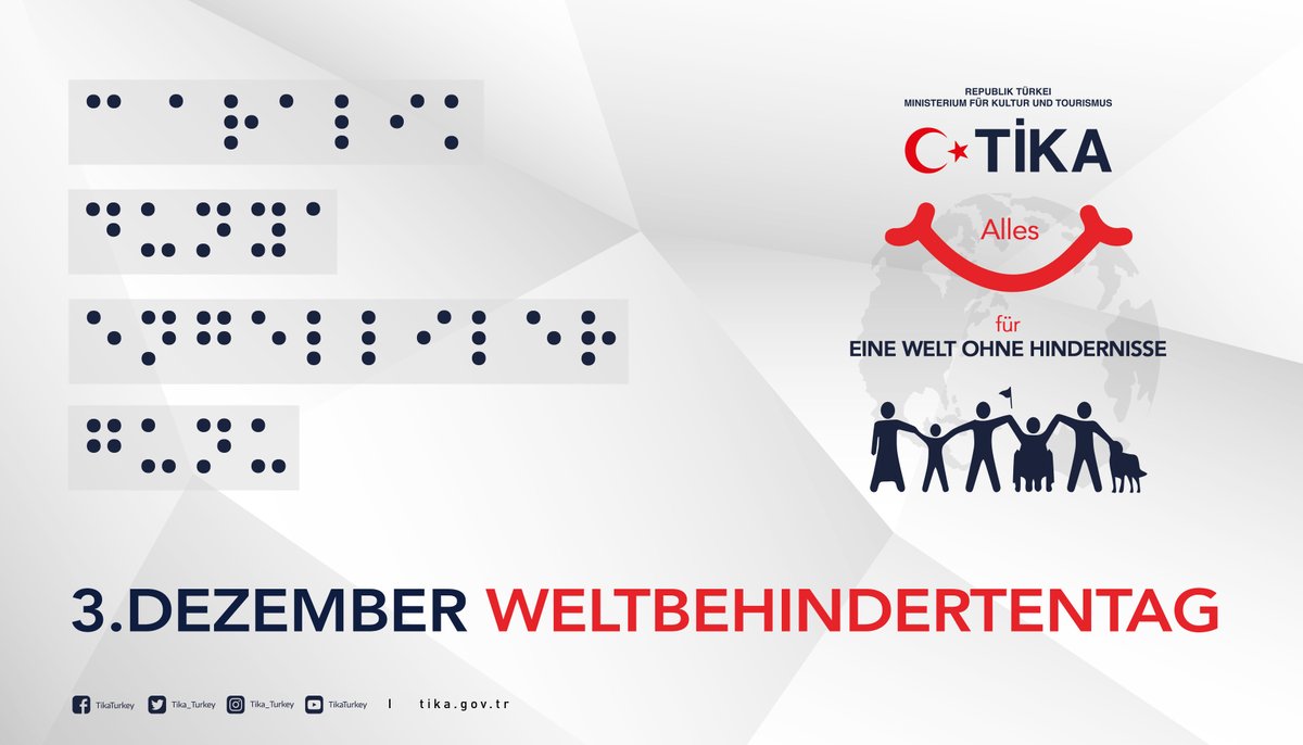 Tika Wir Arbeiten Daran Das Soziale Leben Der Menschen Mit Besonderen Bedurfnissen Zu Verbessern Ungleichheiten Abzubauen Und Nachhaltige Lebensraume Weltweit Zu Erschaffen 3 Dezember Weltbehindertentag T Co Uty4306npd