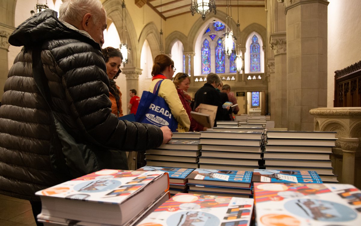 bostonbookfest's tweet photo. This #GivingTuesday is a snow day for many—if you’re at home enjoying a book by an author you discovered at #BBF2019, please consider supporting our organization with a tax-deductible donation this year: https://t.co/bVu84Fm0VI https://t.co/90qisCtVHT