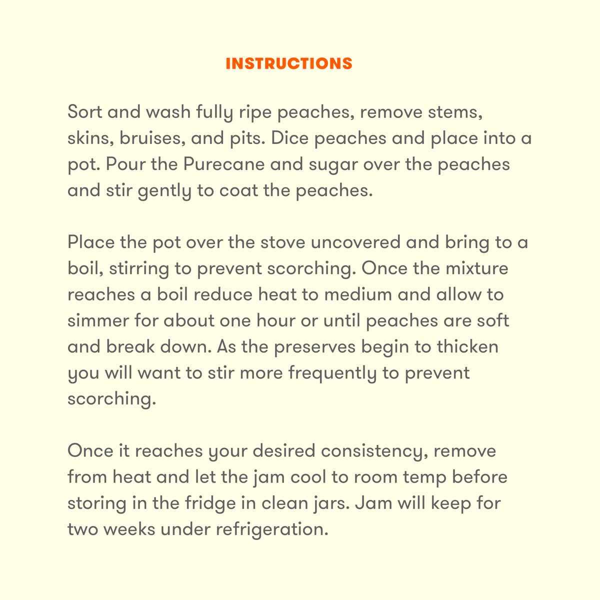 OurPurecane's tweet photo. We want to put this Peach Jam from Jules Stoddart of #hardwarepastries on pretty much everything we eat, indefinitely.
Bonus: Using #purecane makes this a healthier alternative to most traditional homemade jams. Thank you Jules for this beautiful recipe!✨ https://t.co/HH7RPacj23