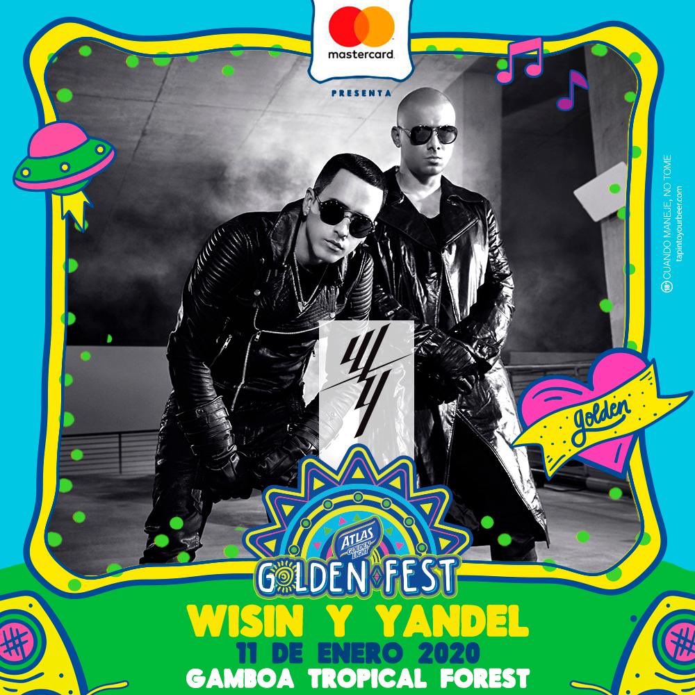 Panamá! Confirmado! Nos vemos el próximo 11 de enero en Atlas Golden Fest #AGF20 #Wisin #wisinYyandel #Yandel