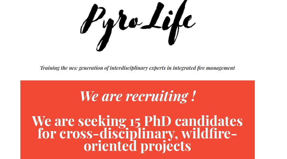 At <a href="/CareNet_IN3/">CareNet</a> <a href="/IN3_UOC/">The Internet Interdisciplinary Institute (IN3)</a> we are looking for 2 PhD positions, fully-funded @MSCActions: "Engaging #communities at #risk" and "Inclusive risk #communication”. Both as part of the project 🔥 <a href="/PyroLife_ITN/">PyroLife_ITN</a>. 

+ information: t.ly/yxEWp

🗓️ Deadline: 13th December 2019.