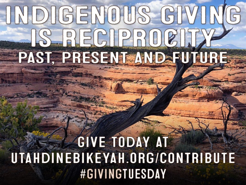 KevinMaxMadalen's tweet photo. This #GivingTuesday, we want to continue to #StandWithBearsEars and raise awareness on the importance of sacred sites: https://t.co/EGC09fB0mN #HonorTribes https://t.co/EcXWZud7JV @UtahDineBikeyah https://t.co/WmzXe7wZMx