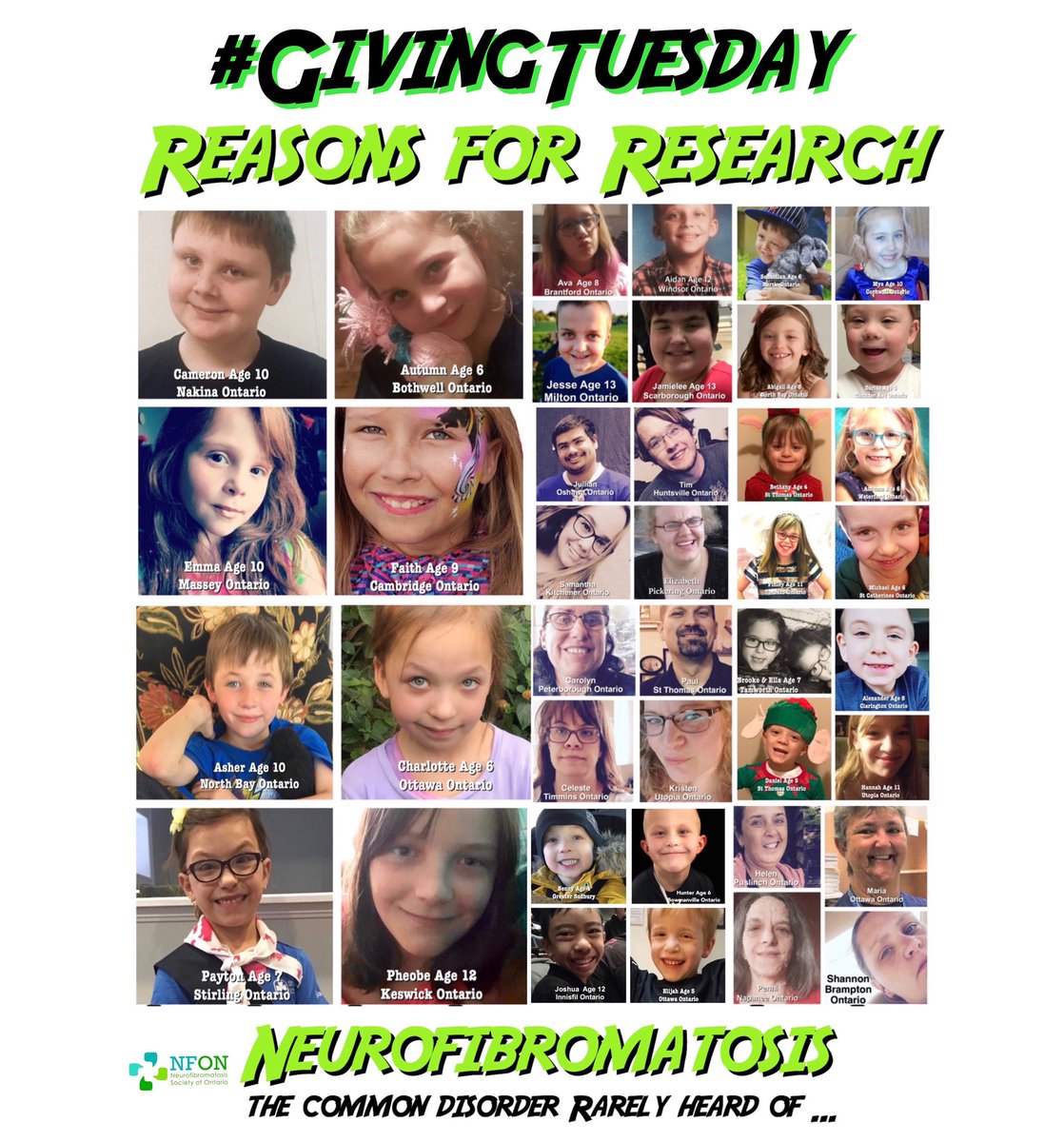 nfontario's tweet photo. Please remember the Reasons for Research today. Paypal Giving will match a portion of every donation today! https://t.co/HnibaVyFJf https://t.co/i5D9VNLMJv