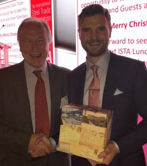 StemcorGlobal's tweet photo. Extremely proud of #Stemcor's Oliver Collyear for winning the 2019 ISTA Presidents Award for Trading at this years annual ISTA Christmas function.
A remarkable achievement- Congratulations! #Steel https://t.co/GIxWS452Dq