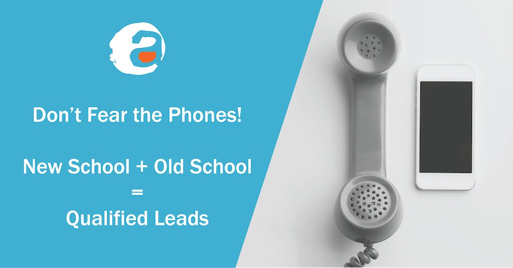 Don’t Fear the Phones! New School technologies still need support from Old School techniques. Hitting the phones for an industrial component manufacturer quickly delivered 48 qualified leads off a very cold contact list: bit.ly/35QKHjm  #lead #prospecting #qualifying