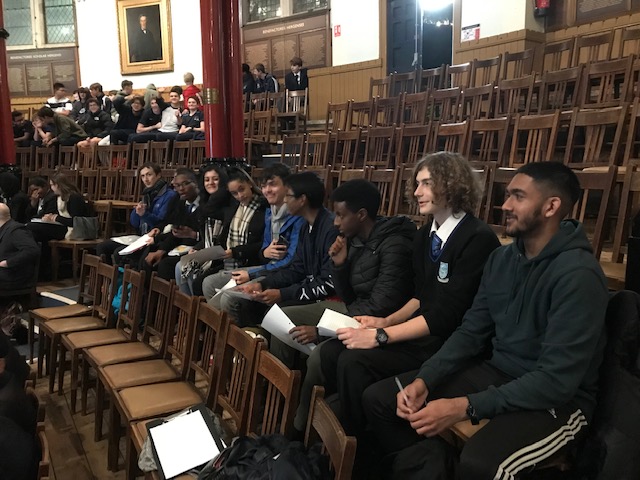 A group of Year 11 students were invited to attend a lecture at Harrow School on 'Subject Matters - A level' from Dr Mark King from Christ's College Cambridge.
The lecture explained how to make your application to Russell Group universities the most competitive