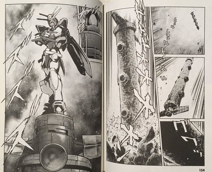 超級版は電影弾の爆発でコーナーポストが破壊される展開になります。
 #Gガンダム 