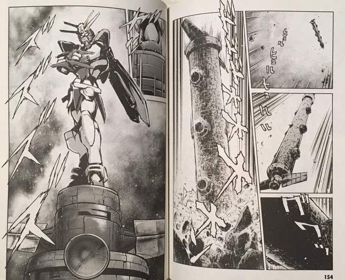 超級版は電影弾の爆発でコーナーポストが破壊される展開になります。
 #Gガンダム 