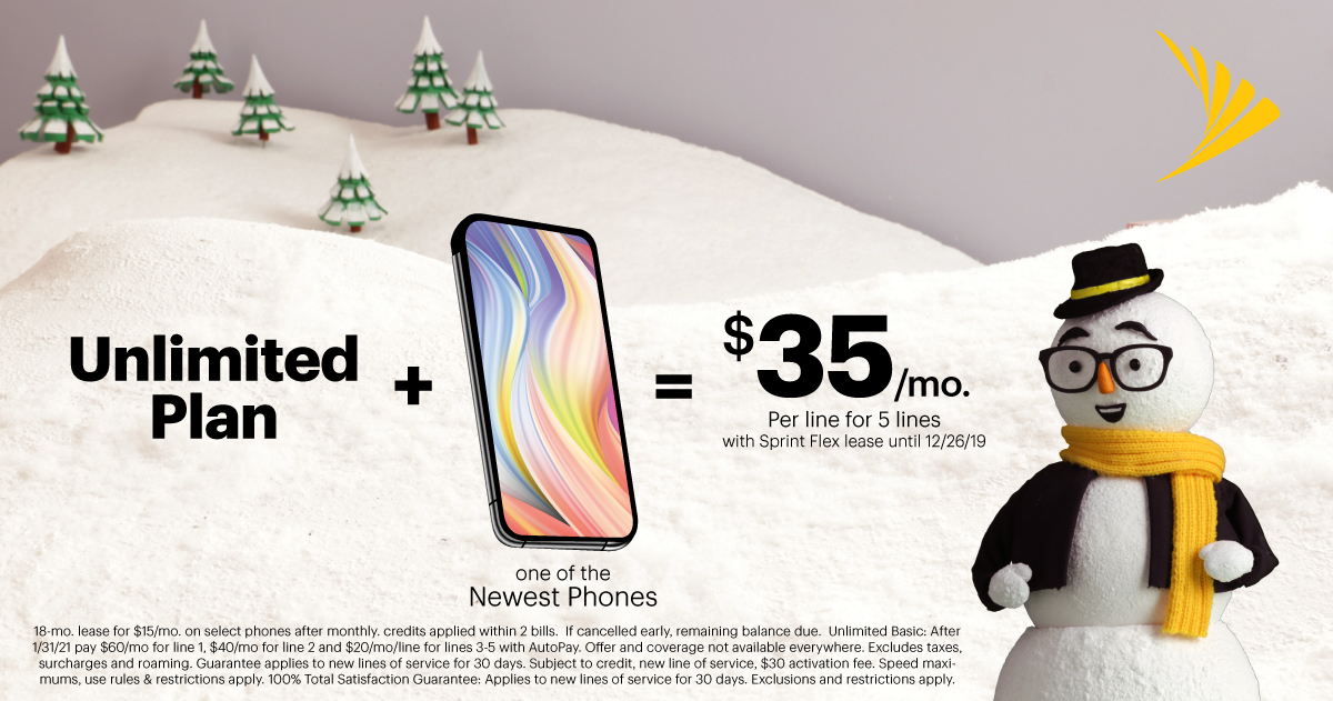 AirCorpYork's tweet photo. Hurry in to Sprint for exciting holiday deals. Get both an Unlimited Plan and one of the newest phones included for just $35/mo. when you switch. https://t.co/4frygGSmFS
