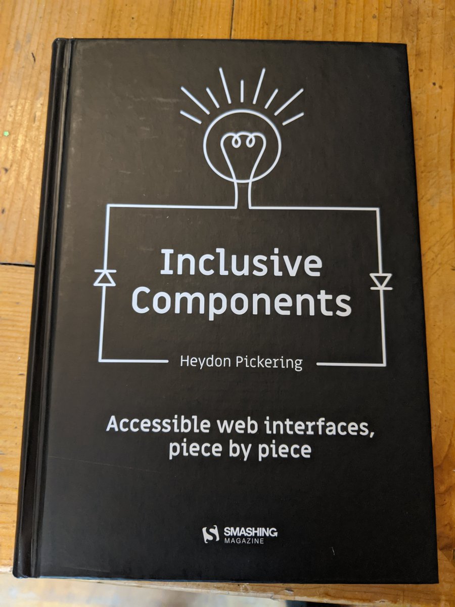 yoavweiss's tweet photo. Oh, cool! Just got @heydonworks' Inclusive Components book. Thanks @smashingmag :) https://t.co/oZmHq9QDzd