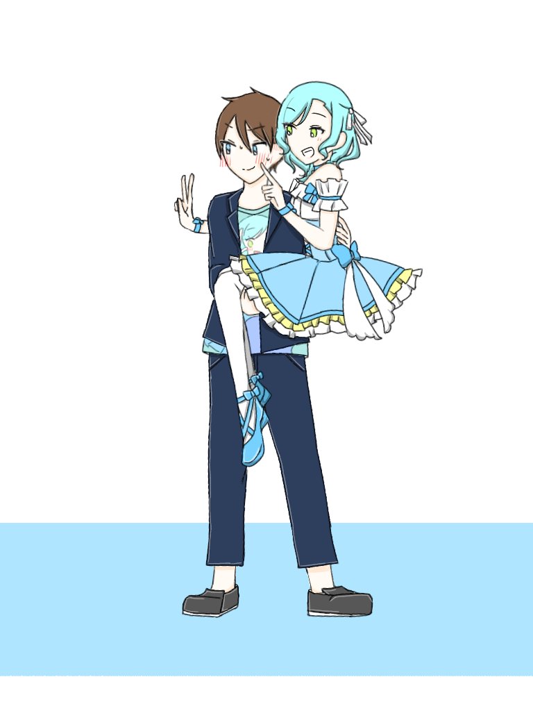 お姫様抱っこらくがき③ 