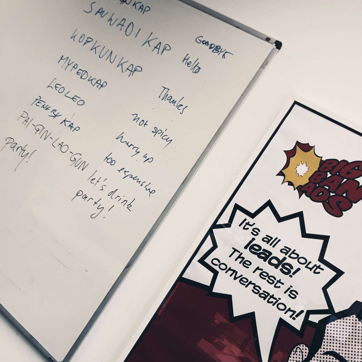big_bang_ads's tweet photo. Thai classes in progress! #bigbangads is getting ready for the #AWasia. - 1 day for #AWAsia2019 #LeadGeneration #AffiliateMarketing   #PerformanceMarketing https://t.co/VJagKtl12I