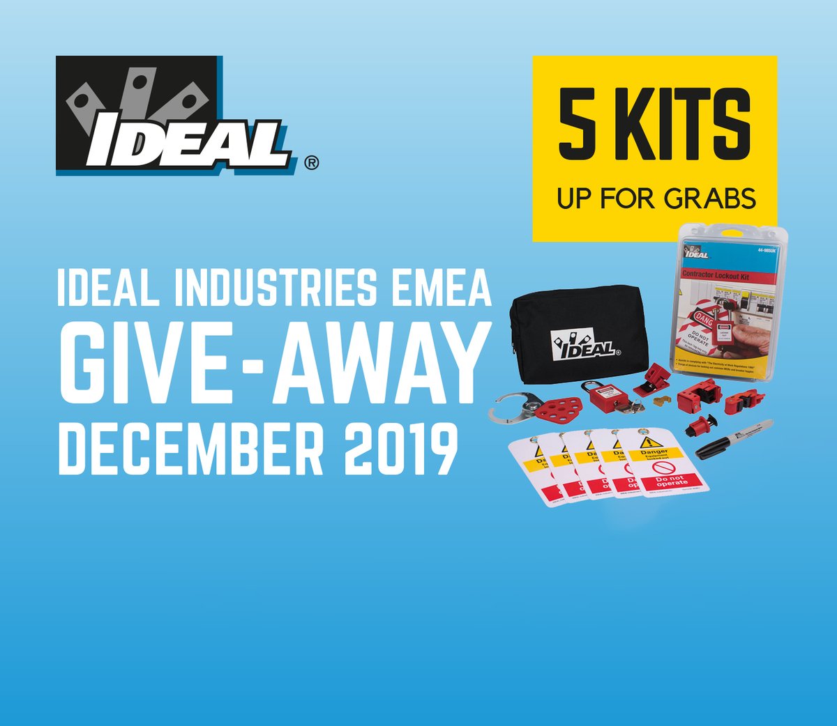 sparksmagazine's tweet photo. #12DaysofChristmas isn't our only giveaway this month - win 1 of 5 Lockout kits from @ideal_emea by entering here: https://t.co/ZTWDVTV4jz 

Winner drawn beginning of January #giveaway https://t.co/sp5exRvPnC