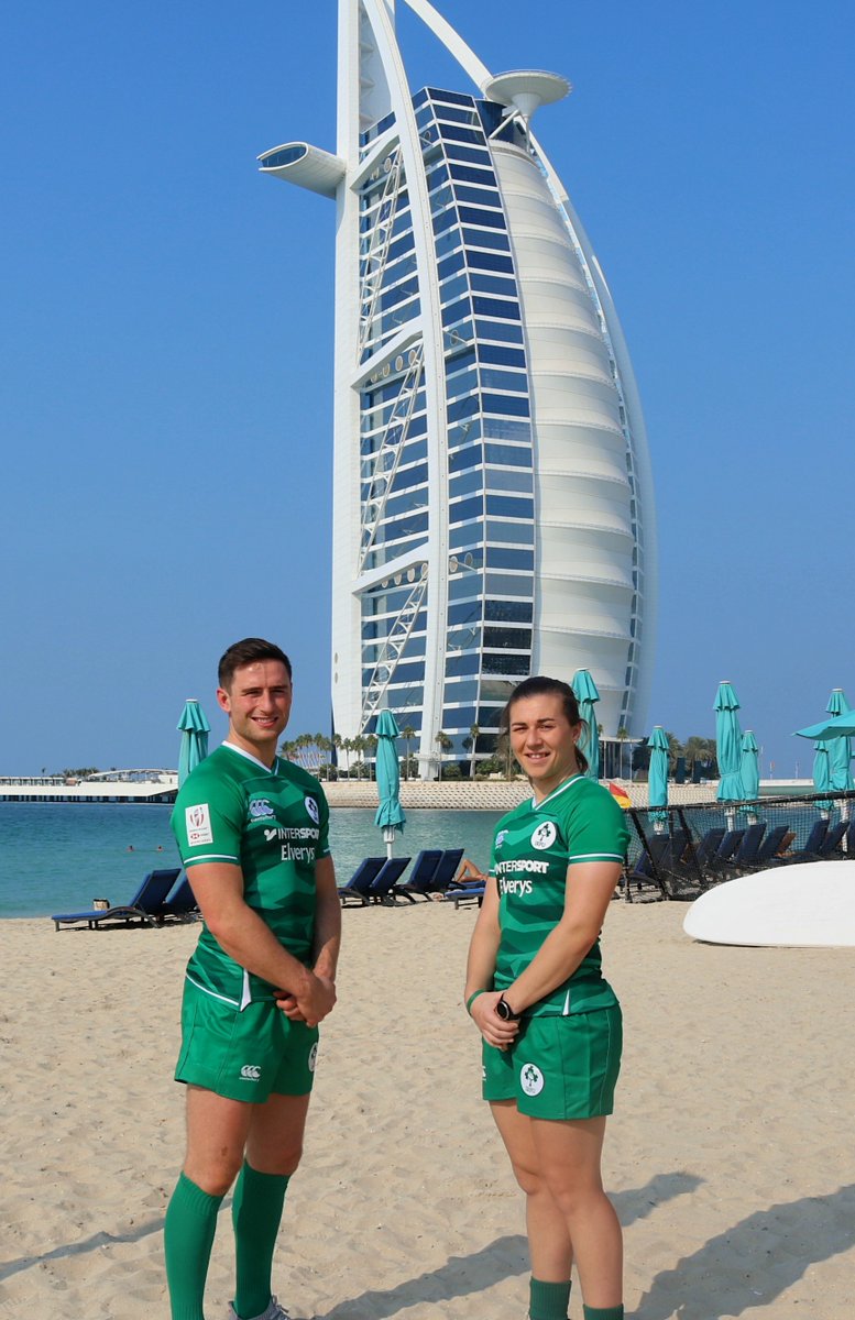 #Ireland7s

The shot we've been waiting for 📸😍

#IreM7s and #IreW7s side-by-side on the @WorldRugby7s Series for the first time 🙌

#ShoulderToShoulder