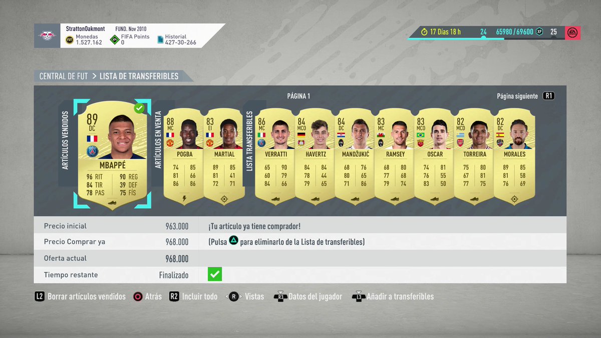 Fan2Markez's tweet photo. Gracias por todo Kylian!

Que abuso de jugador... 

#FIFA20 https://t.co/jF9a8ctoZH