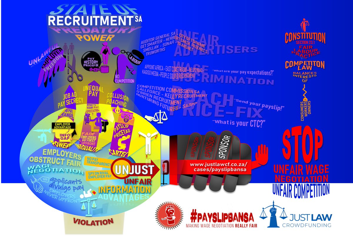 1bigLEO's tweet image. Please stop the #WageDiscrimination and growing #inequality BY REGULATING RECRUITMENT NOW! #propoor  @CyrilRamaphosa @PresidencyZA payslipbansa.co.za/2019/09/03/pai… via @1bigLEO @deptoflabour @DWYPD_ZA @CGE_ZA @ConCourtSA @WhyJudgesMatter @CapeTalk #Monopsony #constitution
