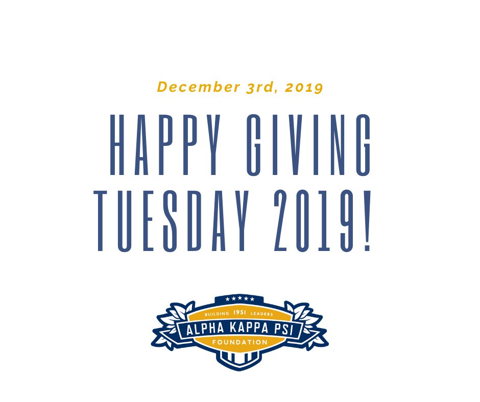 Today is the day! Join the National Day of Giving and support your AKPsi brothers. Every donation matters! Funds raised today will go towards sending students all over the country to PBLI and other life-changing programs. Donate Now at give.classy.org/AKPsiGives