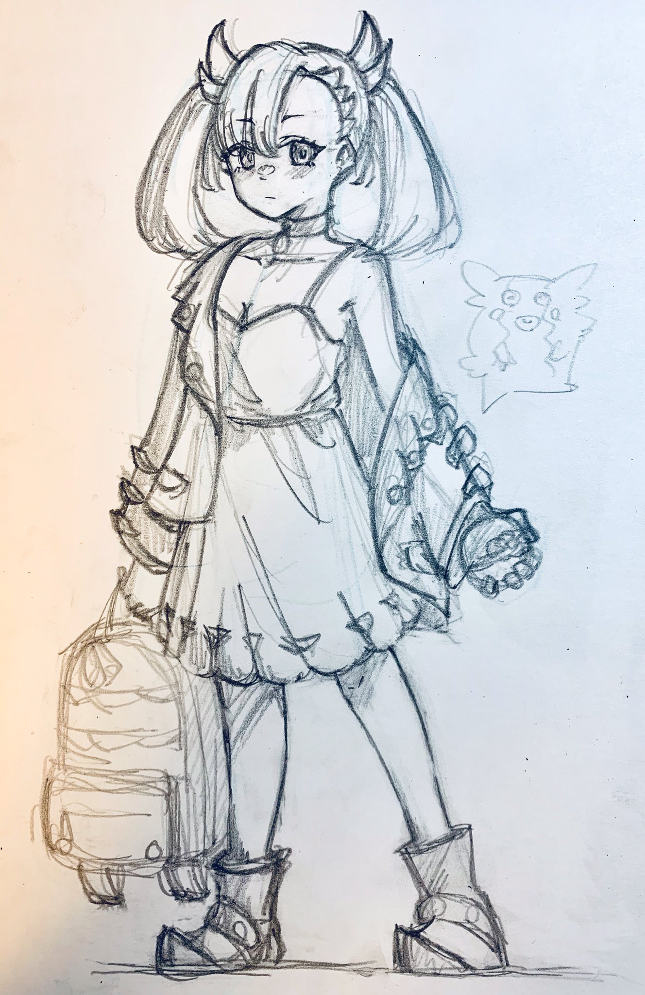 サイカ うりゅりゅさんリクエストありがとう 下書き終わったので今日は寝ます イラスト アナログイラスト デジタルイラスト 女の子 高校生 スケッチブック らくがき オリキャラ お絵描き好きさんと繋がりたい ポケモン剣盾 マリー T