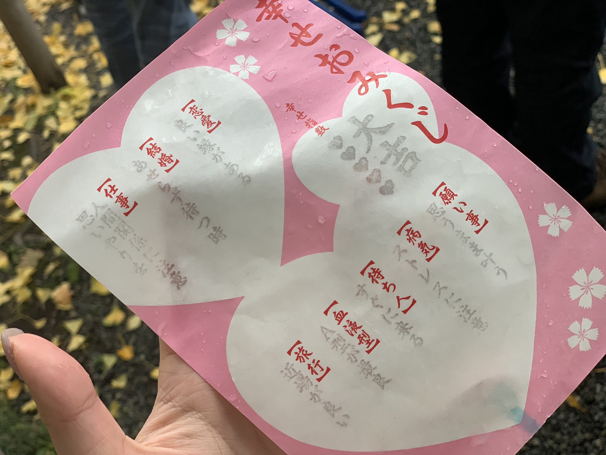 鈴木まりや ここ最近週1で引く機会のあった恋愛系のおみくじは全部 大吉 でした すごい 秩父夜祭宵宮花火大会のアナウンス 昨日無事に終わりました 冬の花火は最高ですね 秩父エフエムさんではmvに出演させていただいている 奥華子さんの冬花火を