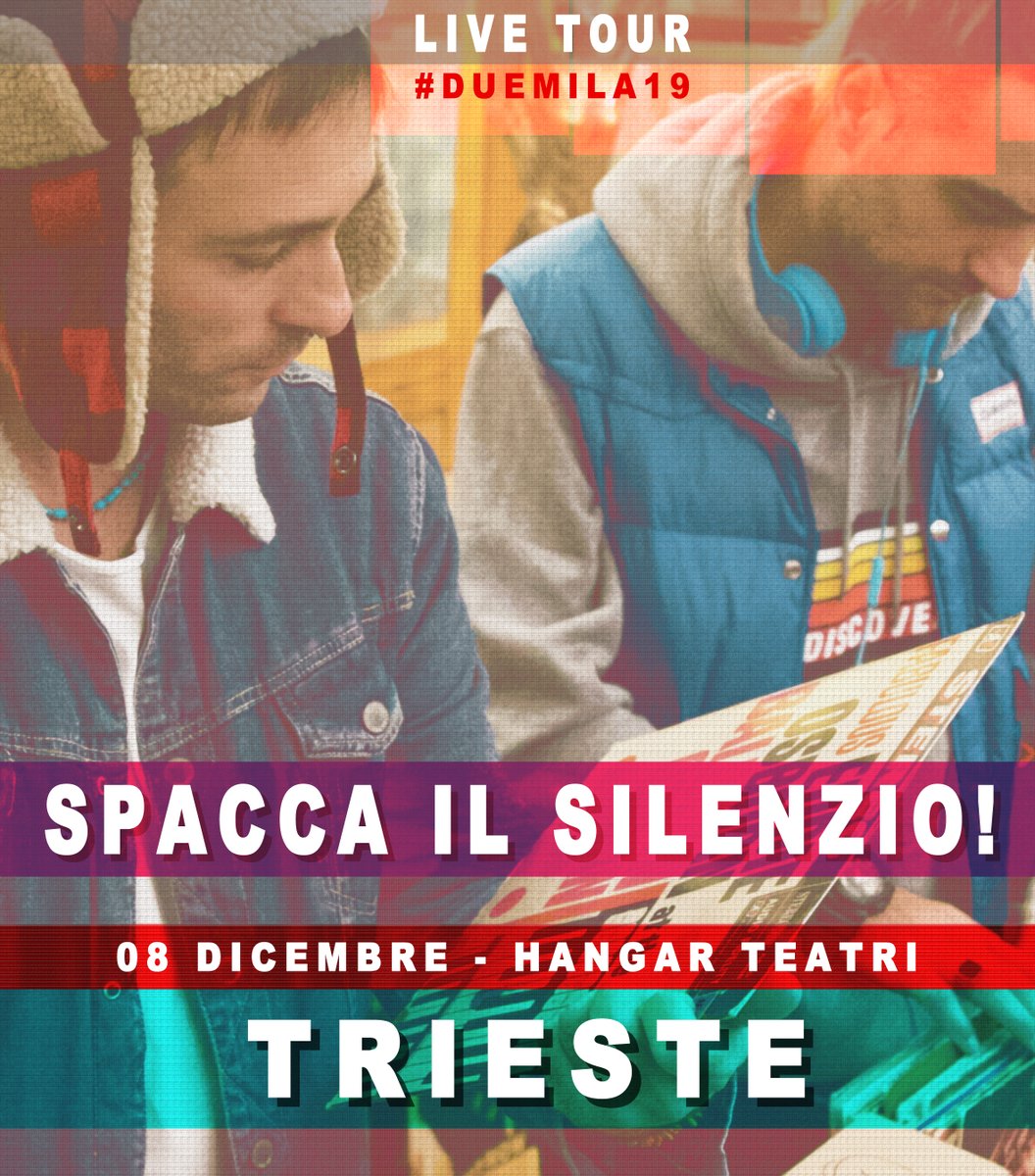 siscrew's tweet photo. Finalmente a #TRIESTE. 🚐🎪
Vi aspettiamo domenica 8 Dicembre in concerto all' #HangarTeatri. 
-
-
#SPACCAILSILENZIO! @ComunediTrieste @TriesteSocial @ilpiccolotrieste @TRIESTEALLNEWS #triestetoday https://t.co/zY2pcp2yWh