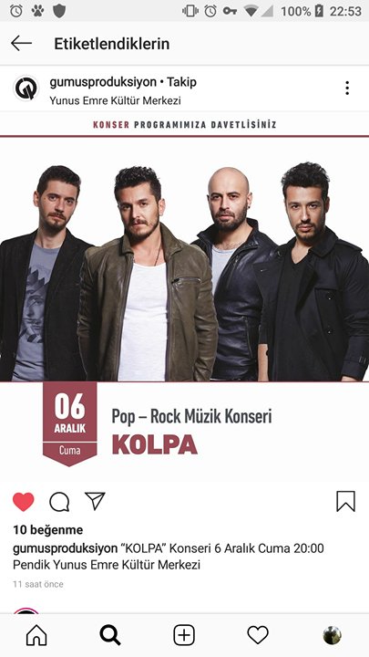 6 ARALIK'TA CANLARIMIN KONSERİ VAR. YUPPY...
<a href="/barisyurtcu/">Barış Yurtcu</a> <a href="/boraYeter/">Bora Yeter</a> <a href="/cnktnr/">cnk#tnr</a> <a href="/samuraygokce/">samuray gokce</a> <a href="/kolpaNet/">Kolpa</a> ☺😄😉🎈🎆🎇🎉🎊⛺🎡🎢🎠🎪🎨🎬🎥📷📹🎭🃏🎴🎯📺📻📀📼🎧🎤🎵🎶🎼🎻🎹🎷🎺🎸 #BARIŞYURTCU #BORAYETER #CENKTANERDÖNMEZ  #SAMURAYGÖKÇE #ERCANBAKALIMOĞLU #kolpanet #kolpacan #kolpacanlar