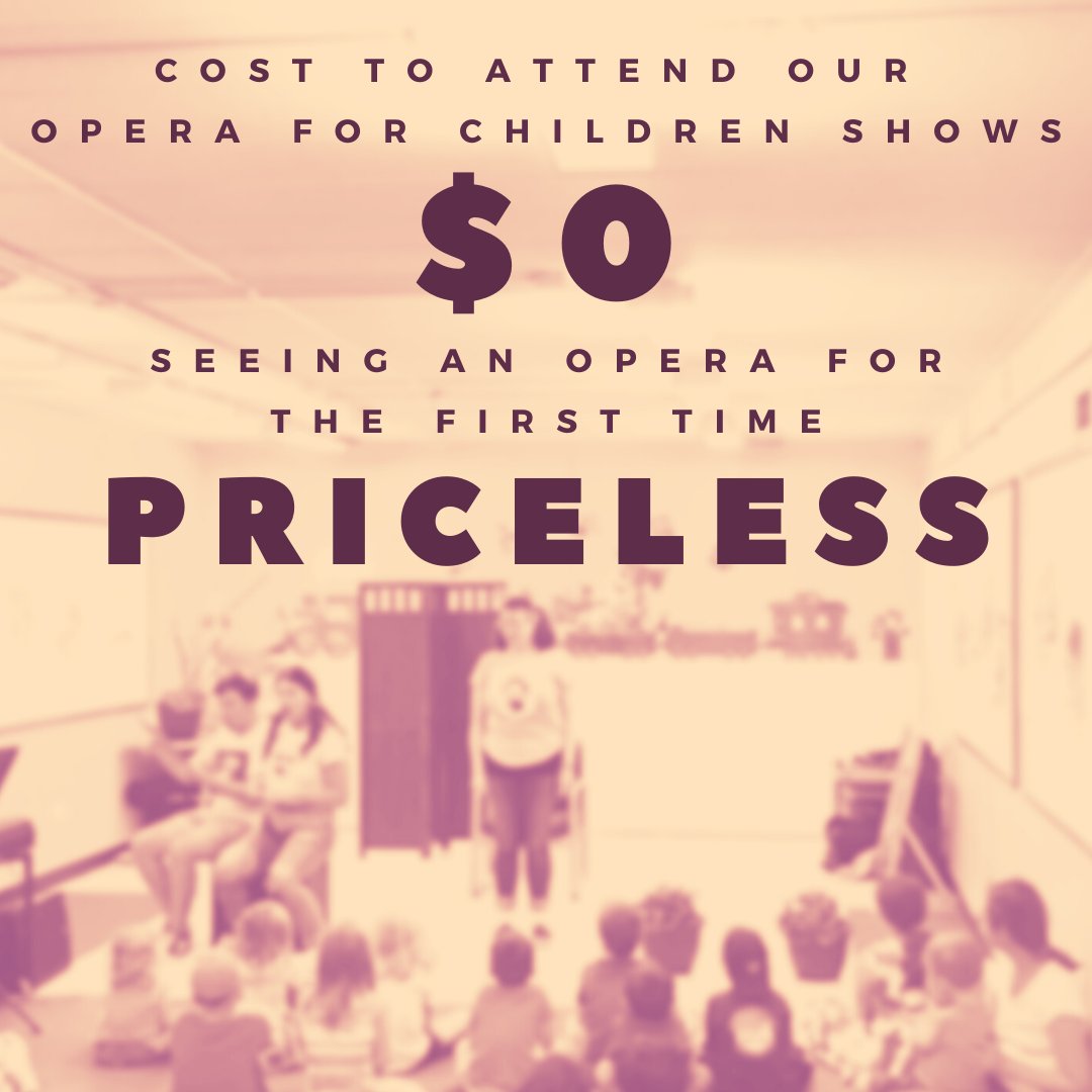 Last summer, our Opera for Children Tour reached over 1,000 parents and children. For most, this was the first opera they had ever seen. Help 2020's tour of Goldilocks and the Three Bears travel further with a donation today ow.ly/qxbD50xqxaT #GivingTuesdayCA