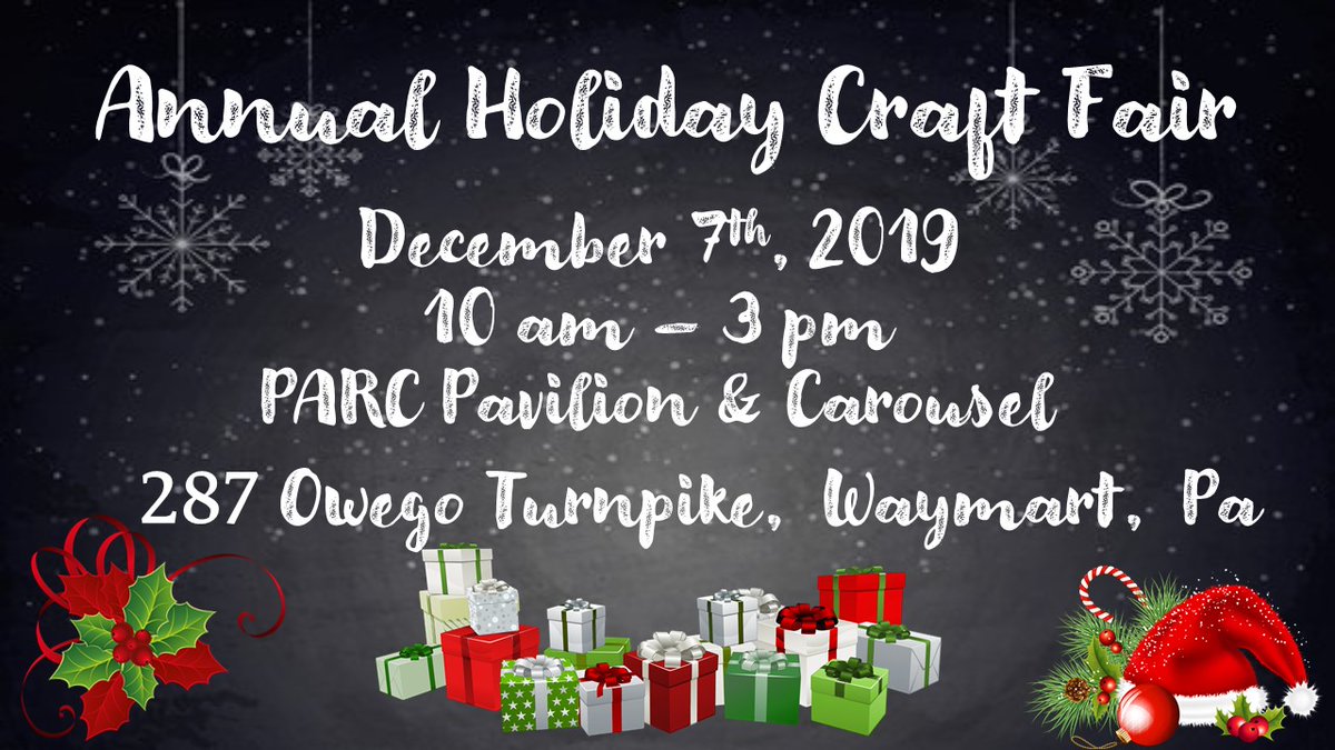 Check out our Craft Fair this Saturday! Over 100 vendors! 2 buildings! It is the perfect place to find that one of a kind gift!