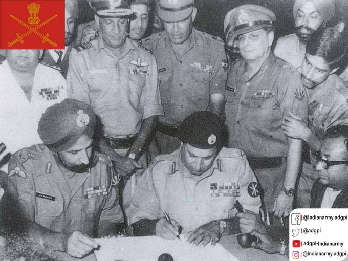 War for the Liberation of Bangladesh (Operation Cactus Lilly) was a ‘just war.’A classical blitzkrieg,in 14 days #IndianArmy with  #IndianAirForce #IndianNavy & #MuktiBahini cut through to Dhaka,the capital of erstwhile East Pakistan. visit:youtu.be/gtdihnkgVJk