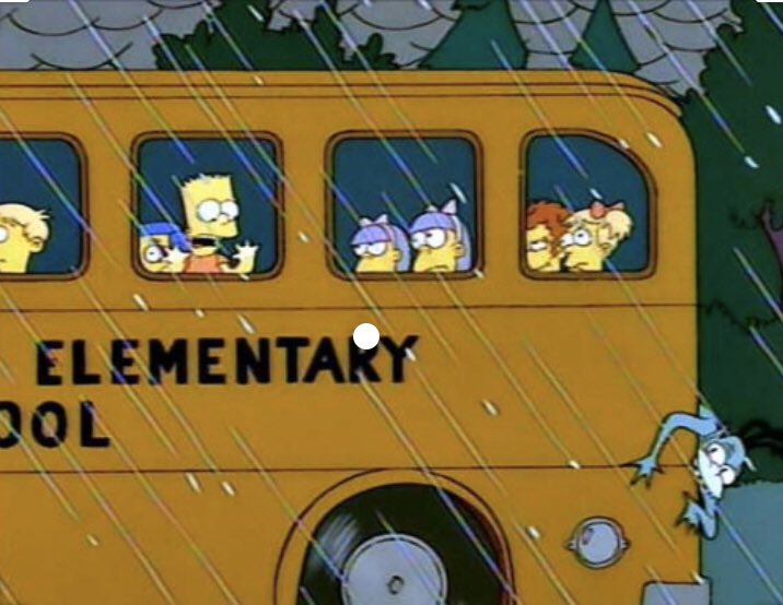 HorrorVirgin's tweet photo. @jennferatu prefers the Simpsons version of just about everything, but especially “Terror at 5 ½ Feet” from Treehouse of Horror IV.
The police are baffled.
#Simpsons #TreehouseofHorror #TwilightZone #Gremlins #HVLinks #JennsFunFacts https://t.co/DGwO3birTz