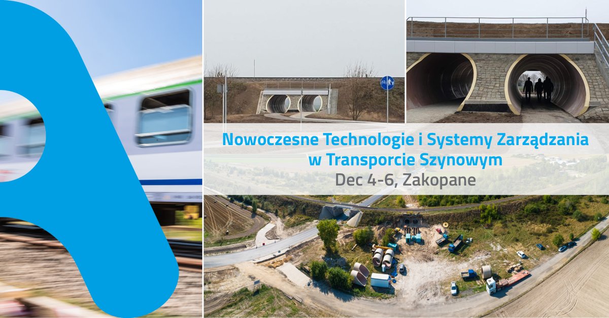 Visit us at the Nowoczesne Technologie i Systemy Zarządzania w Transporcie Szynowym conference in Zakopane, Wed-Fri, and learn about #GRP #pipes in railway applications! Fmd: bit.ly/2OHAAaW