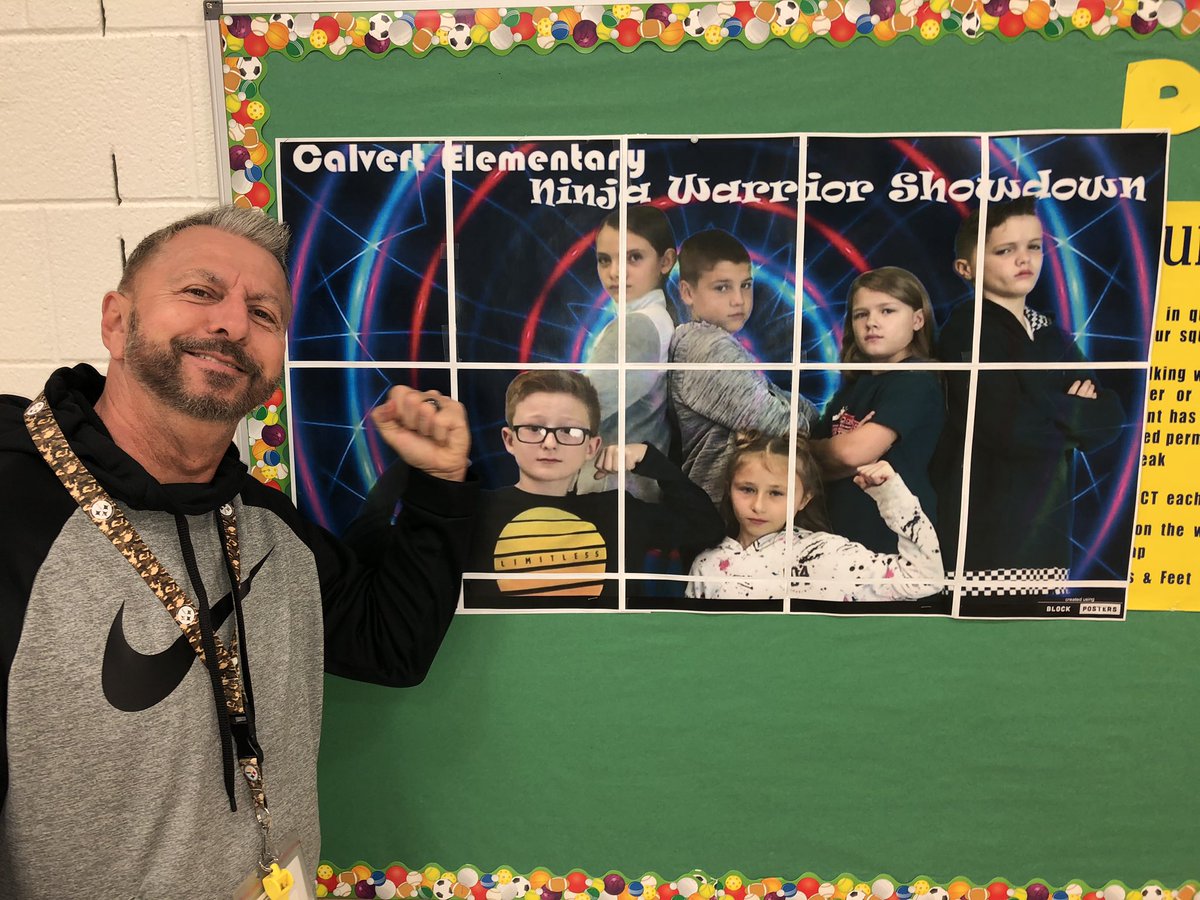 Head to head battle of top 3 boys and 3 girls from The Ninja Warrior Club <a href="/CalvertESCCPS/">Calvert Elementary</a>  #cesstrong