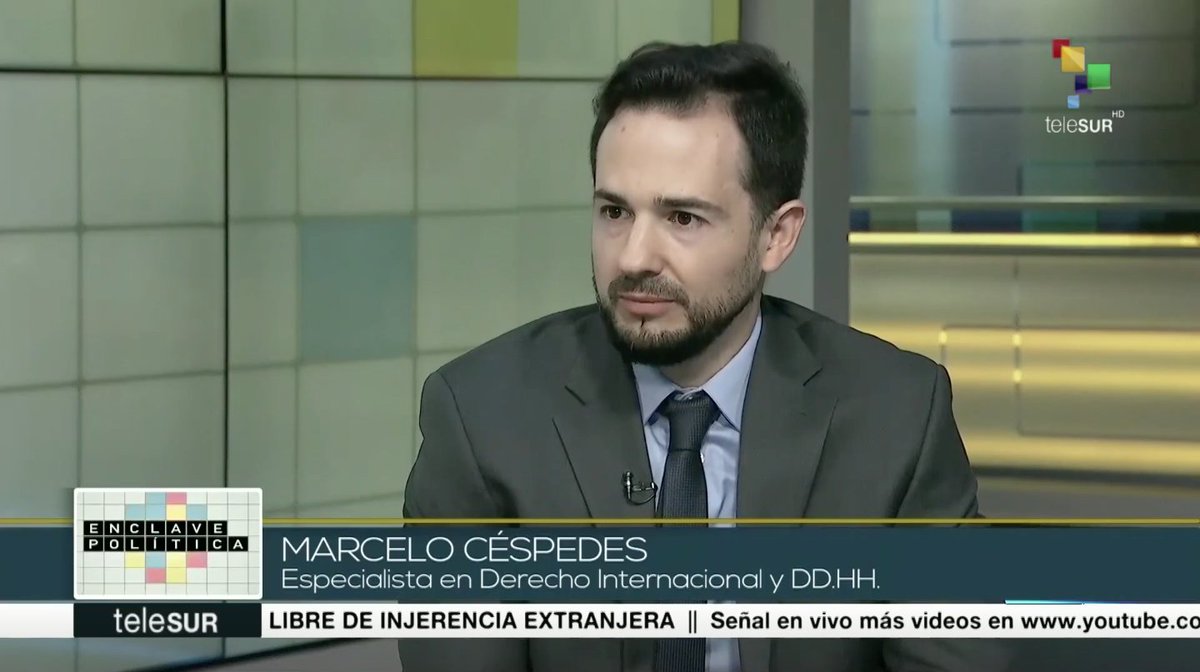 MarceloCes's tweet photo. Participé como invitado especialista en Derecho Internacional para el programa @EnClavePolitik  del canal @teleSURtv con @OrlandoPerezEC , en Quito, Ecuador. https://t.co/2do6hhZIc6