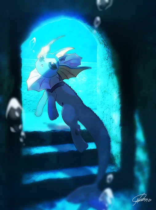#シャワーズの日
しゃわわ.。o○ 