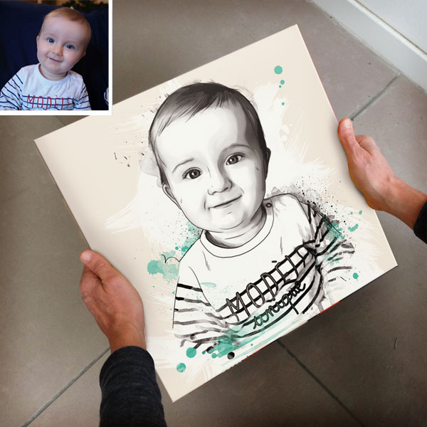 VotrePortraitFr's tweet photo. Idée cadeau Noël n°1 : une création imprimée de votre chérubin en style esquisse :https://t.co/5UQXWDBsOF https://t.co/B6VAuyaf0U