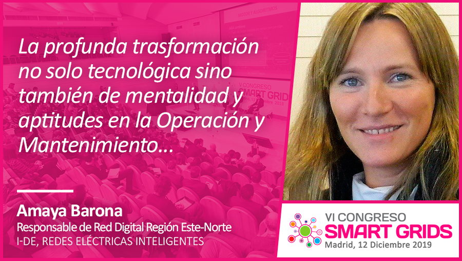 CongresoSG's tweet photo. Entrevista a Amaya Barona de @iberdrola que en VI Congreso #SmartGrids #CongresoSG6 intervendrá en la Mesa Redonda ‘Transformación del #ModeloOperativo y #Negocio del #SectorEléctrico’ el 12 diciembre en @caminosmadrid Organiza @grupotecmared #FutuRed https://t.co/pfIQapwtBR https://t.co/FeSES9jusp