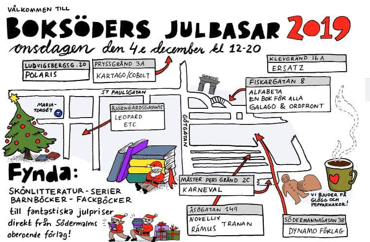 ViLaser's tweet photo. Äntligen dags för boksöders julbasar igen! @Ordfront @Novellix @leopardforlag @Bokforl_Polaris #ersatz mfl! #åretsjulklapp #missainte https://t.co/7aPmNesRAE