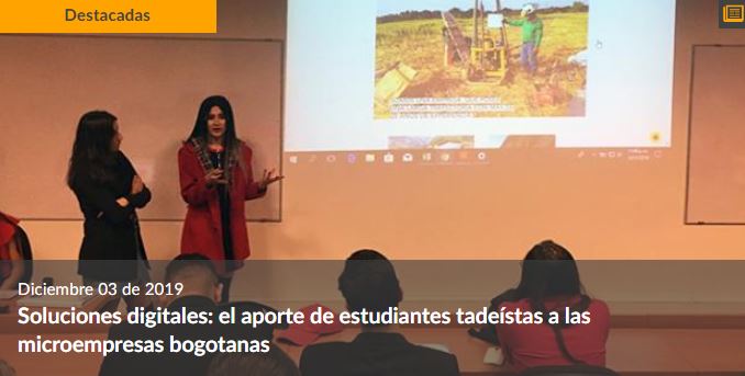 nnietob's tweet image. Soluciones digitales: el aporte de estudiantes tadeístas a las microempresas bogotanas @AreaDigitalTad @Dp_Comunicacion @JulianLopezM @Utadeo_edu_co @ComSolUTadeo @uta
utadeo.edu.co/es/noticia/des…