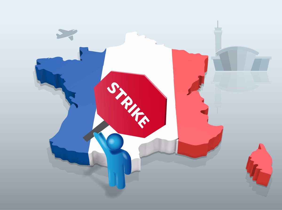 A4Europe's tweet photo. National French #ATCstrike begins tomorrow 04.12 from 18:00 UTC until 08 Dec 05:00 UTC. 😩🌳Delays, diversions and cancellations are expected. Check with your carrier if your travel plans are affected. #efficientairspace #freemovement @SimonCalder @FGliszczynski @BrunoTrevidic https://t.co/H2VJKJox22