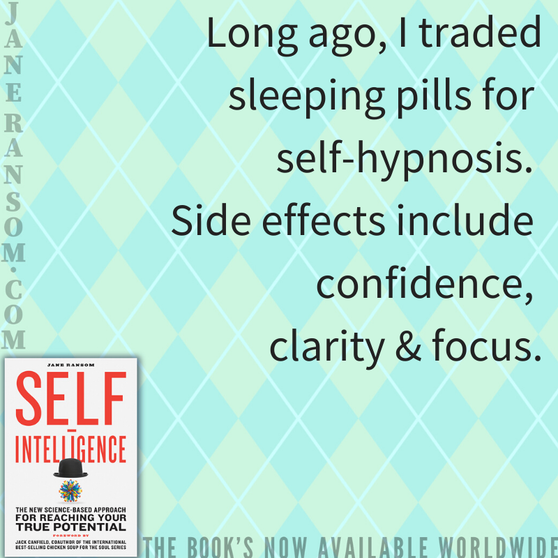TheJaneRansom's tweet photo. Long ago, I traded sleeping pills for self-hypnosis. Side effects include #confidence, clarity & focus.
#selfintelligence #happy #motivation #inspiration #selfpotential #hypnosis #success #inspire #quote https://t.co/bcZ78hzEds