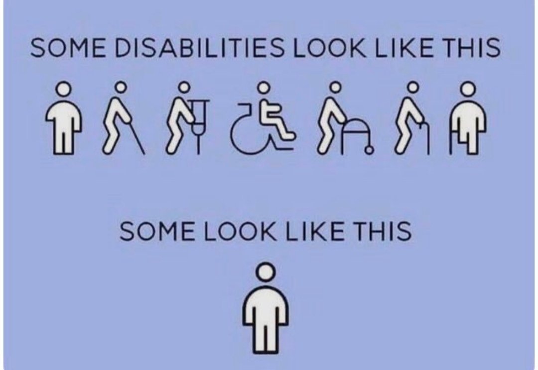 Today is the International Day of Persons with Disabilities. Remember, not every disability is visible.
#IDPD #IDPWD #IDPWD2019 #Disability