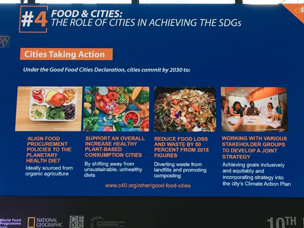 BoydSwinburn's tweet photo. 14 C40 cities committed to achieving 4 food goals: procurement, consumption, food loss/waste, governance #BCFNforum https://t.co/7OH3Eyx5bN