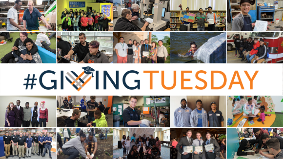 GPSEdPartners's tweet photo. #GivingTuesday is finally here! Help support the #NextGenerationStudent. Every dollar counts, whether you give $100 or $5, your donation will help give students the vision and plan to emerge as leaders ready to take on today's workforce challenges and tomorrow's opportunities. https://t.co/qion2KMimZ